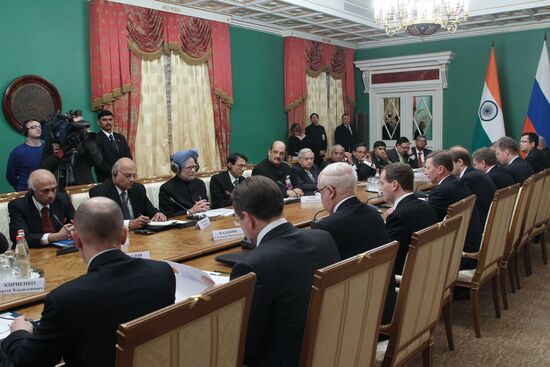 Russian-Indian talks at the Kremlin