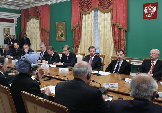 Russian-Indian talks at the Kremlin