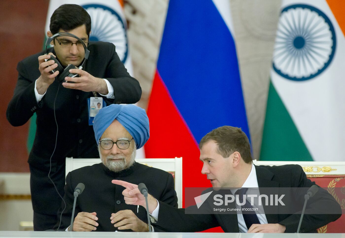 Russian-Indian talks at the Kremlin