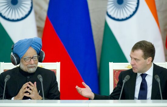 Russian-Indian talks at the Kremlin