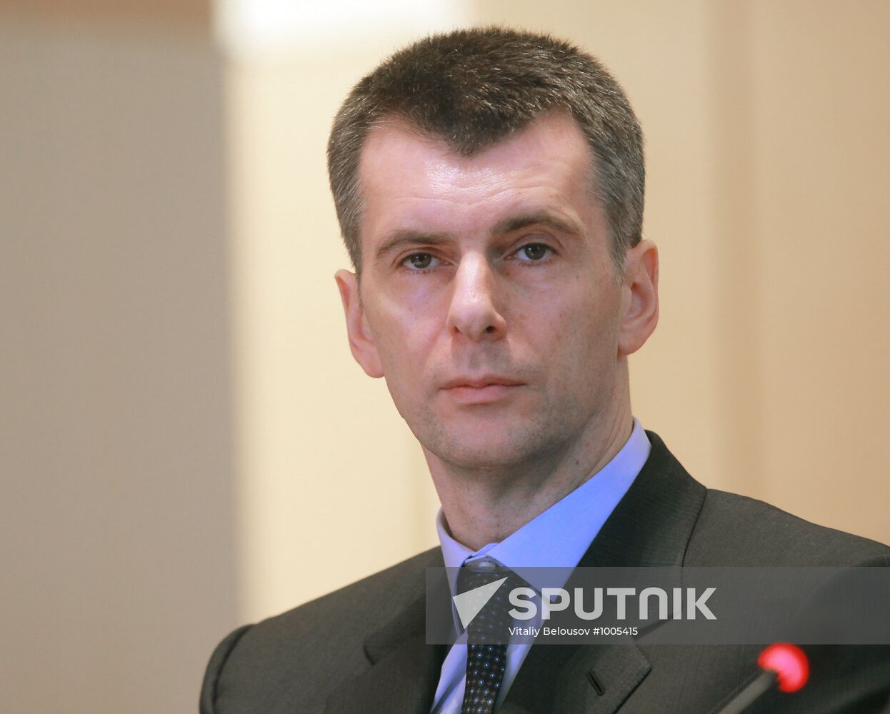 Mikhail Prokhorov chairs meeting of RUIE Committee