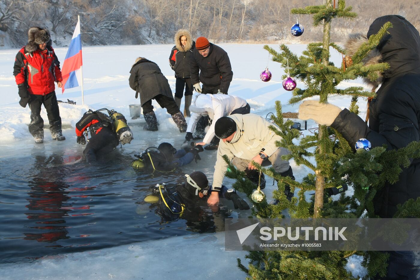 New Year's preparations at Aqualung Diving Center