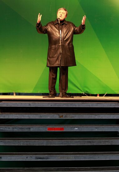Yabloko party's rally protests election fraud