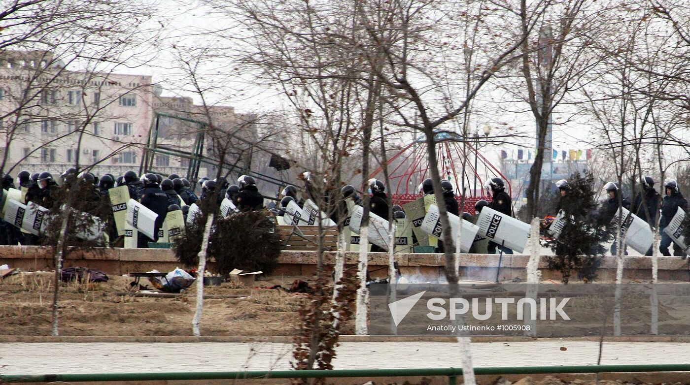 Riots in Zhanaozen, Kazakhstan