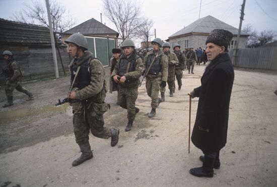 Military conflict in Chechnya