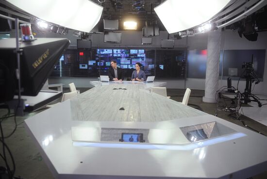 Dozhd TV channel on air