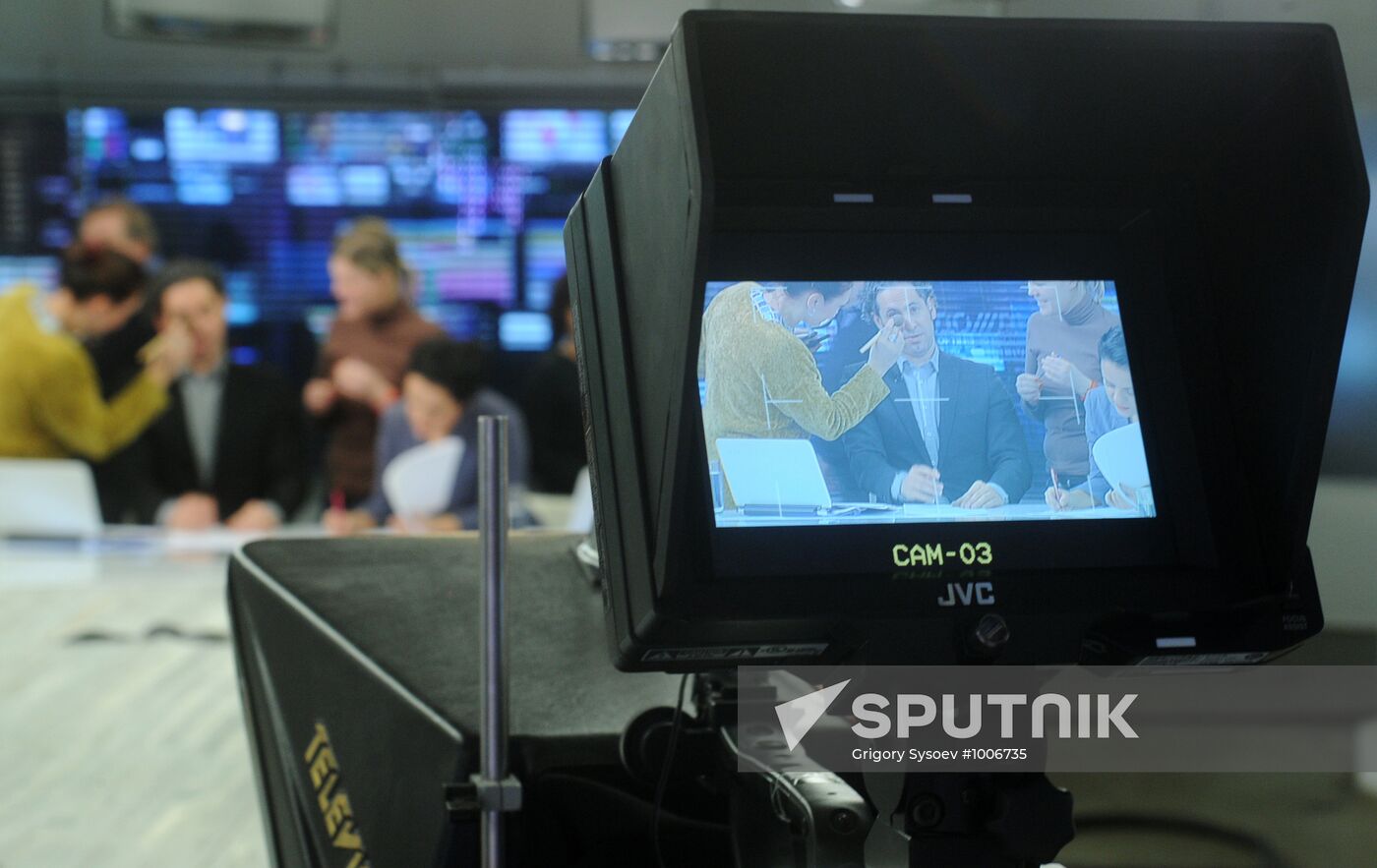 Dozhd TV channel on air