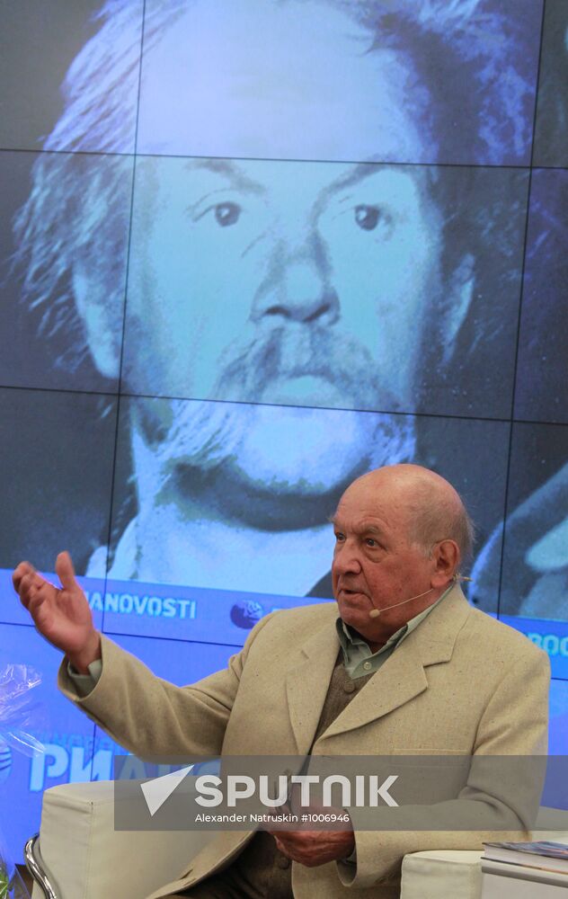 Press conference by leo Durov on his 80th anniversary