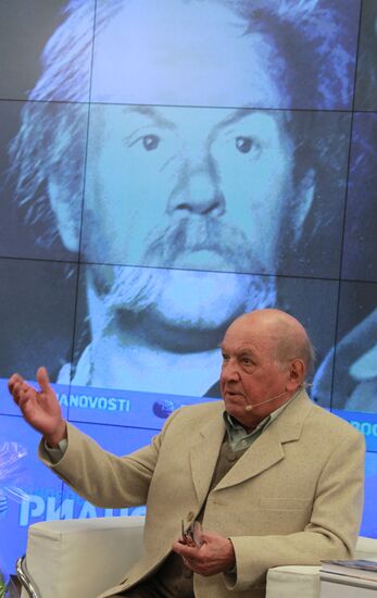 Press conference by leo Durov on his 80th anniversary