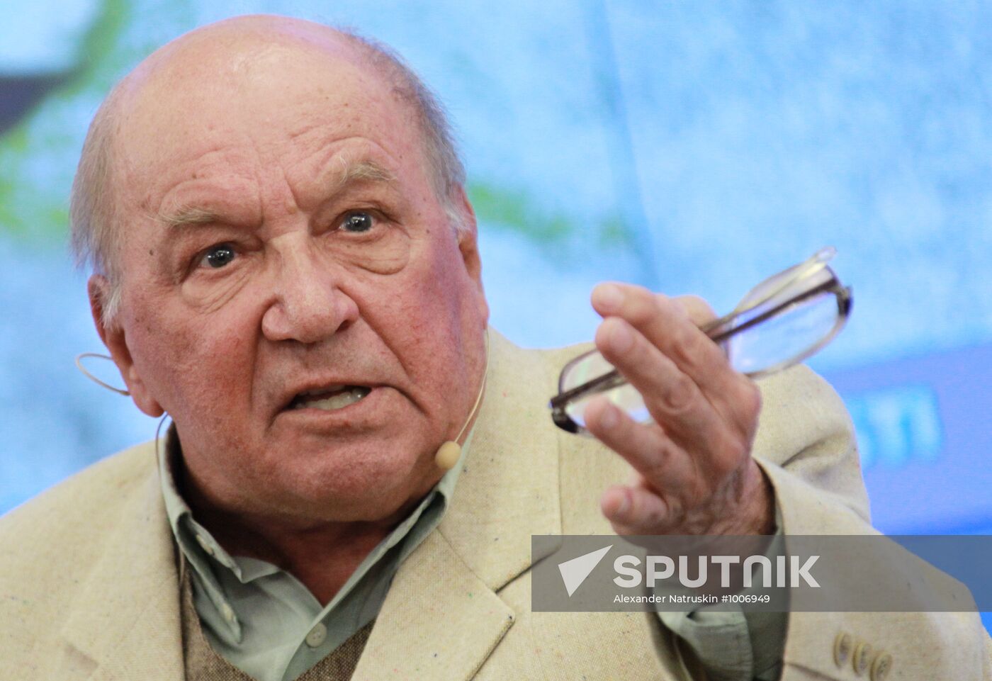 Press conference by leo Durov on his 80th anniversary
