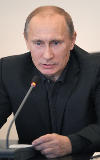 Vladimir Putin visits Gudermes