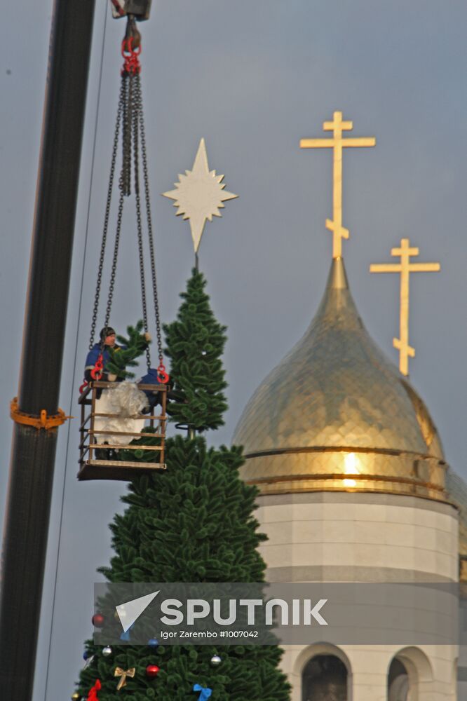New Year preparations in Kaliningrad