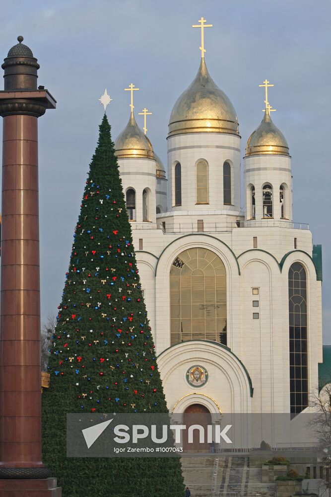 New Year preparations in Kaliningrad
