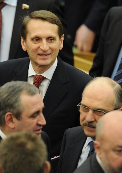 Sixth convocation of Russian State Duma holds first meeting