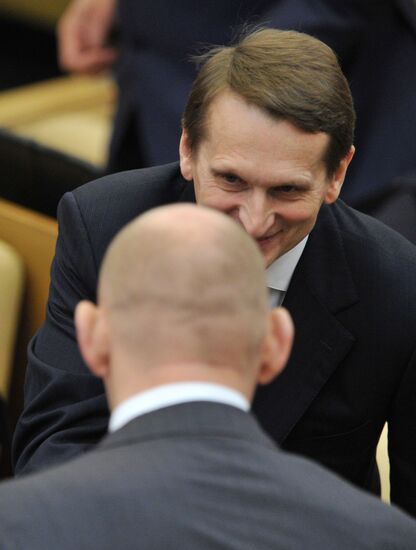 Sixth convocation of Russian State Duma holds first meeting