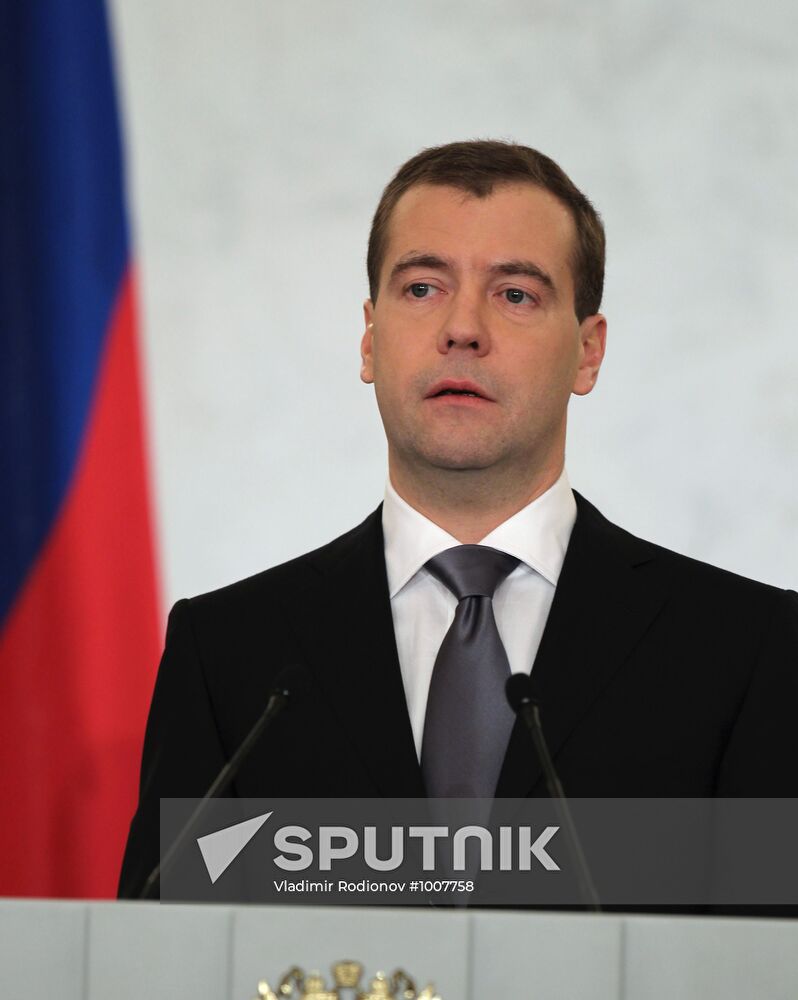 Dmitry Medvedev's address to Federal Assembly