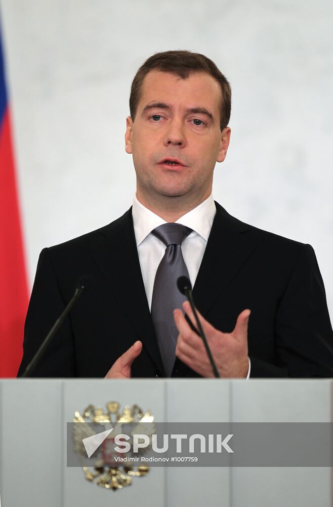 Dmitry Medvedev's address to Federal Assembly