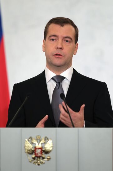 Dmitry Medvedev's address to Federal Assembly