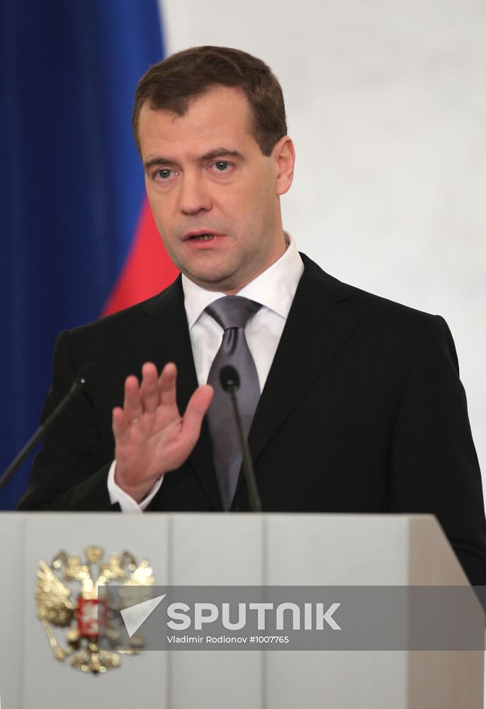 Dmitry Medvedev's address to Federal Assembly