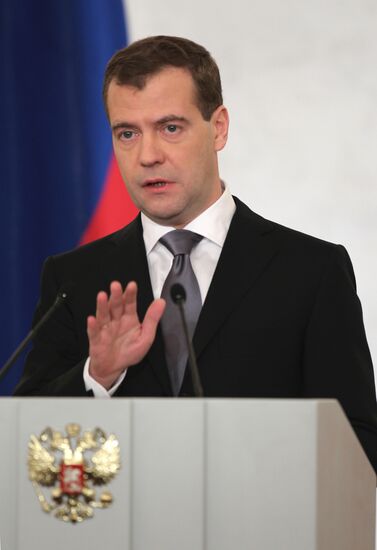Dmitry Medvedev's address to Federal Assembly