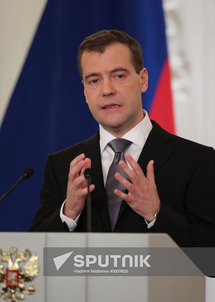 Dmitry Medvedev's address to Federal Assembly