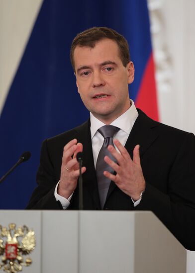 Dmitry Medvedev's address to Federal Assembly