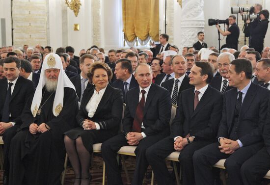 Dmitry Medvedev's address to Federal Assembly