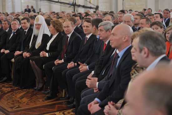 Dmitry Medvedev's address to Federal Assembly