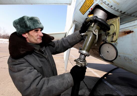 Military airport in Primorye Territory