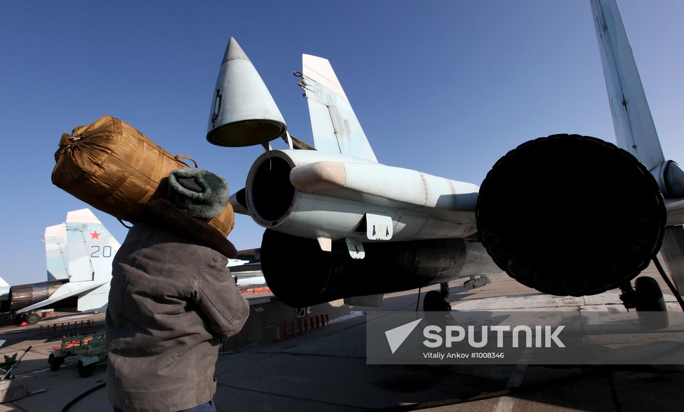 Military airport in Primorye Territory