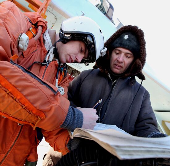 Military airfield in Primorye Territory