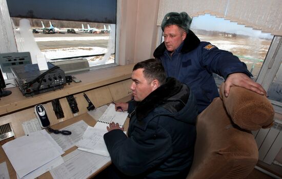 Military airfield in Primorye Territory