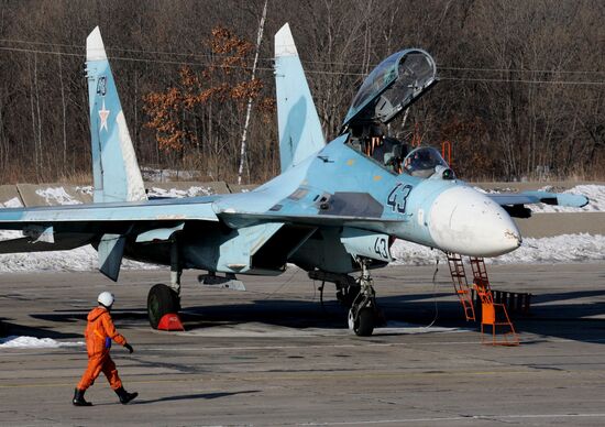 Military airport in Primorye Territory