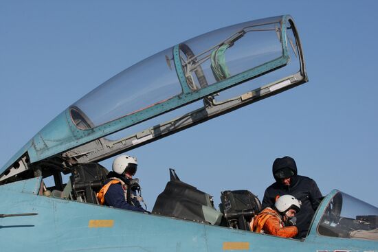 Military airport in Primorye Territory