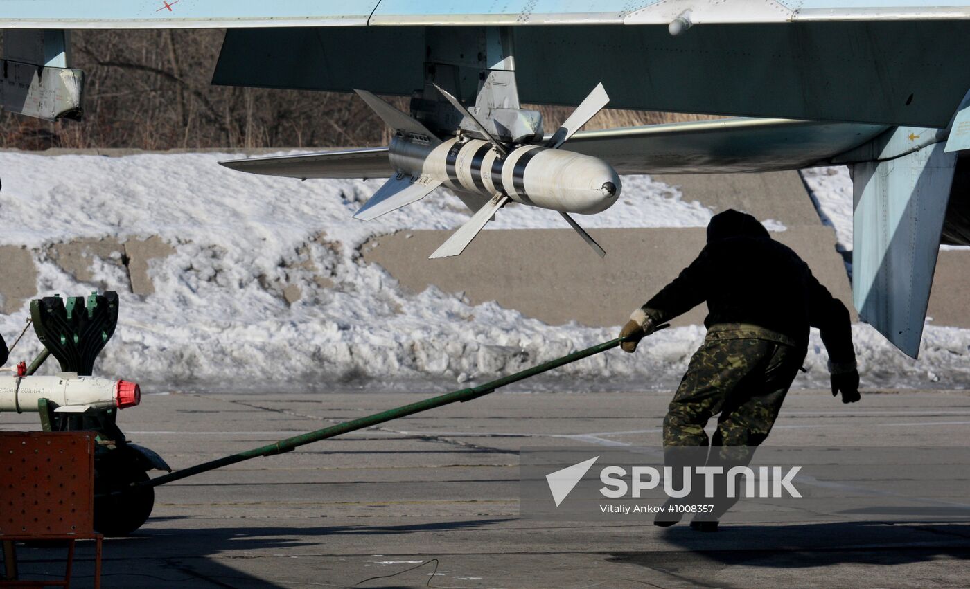Military airport in Primorye Territory