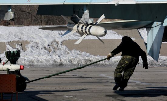 Military airport in Primorye Territory