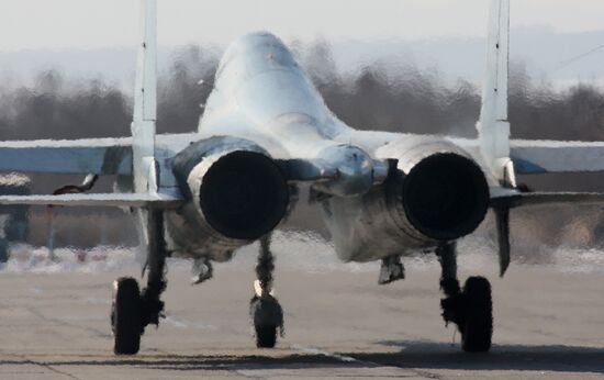 Military airport in Primorye Territory