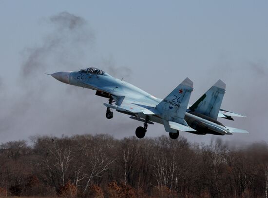 Military airport in Primorye Territory