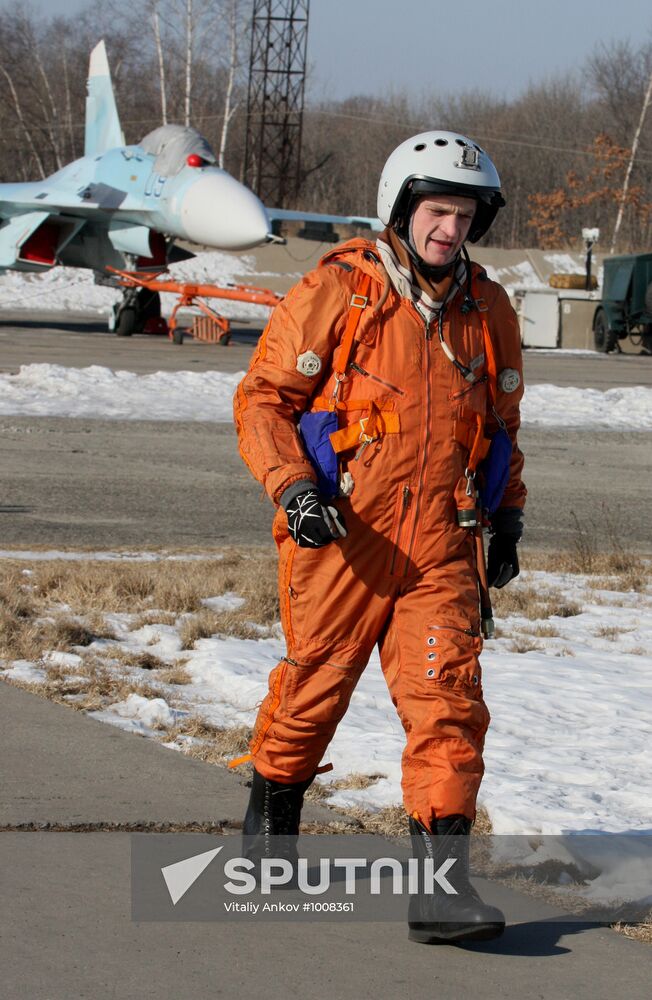 Military airport in Primorye Territory