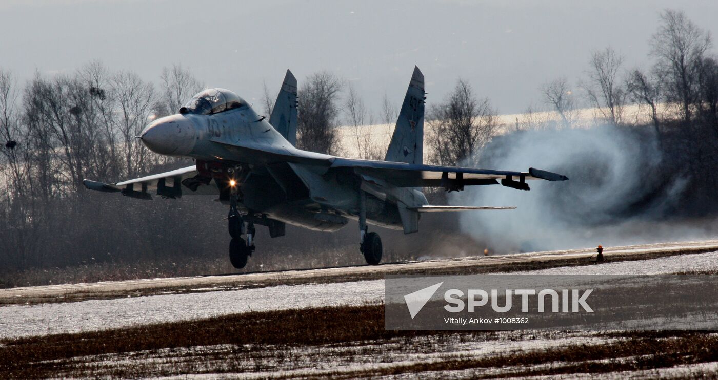 Military airport in Primorye Territory