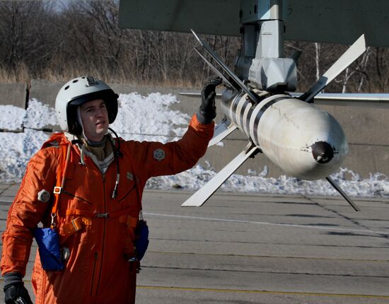 Military airport in Primorye Territory