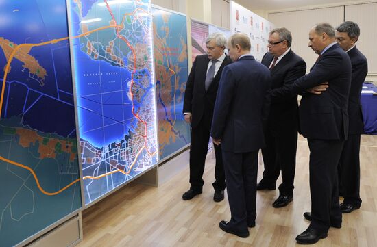 Vladimir Putin visits Northwestern Federal District