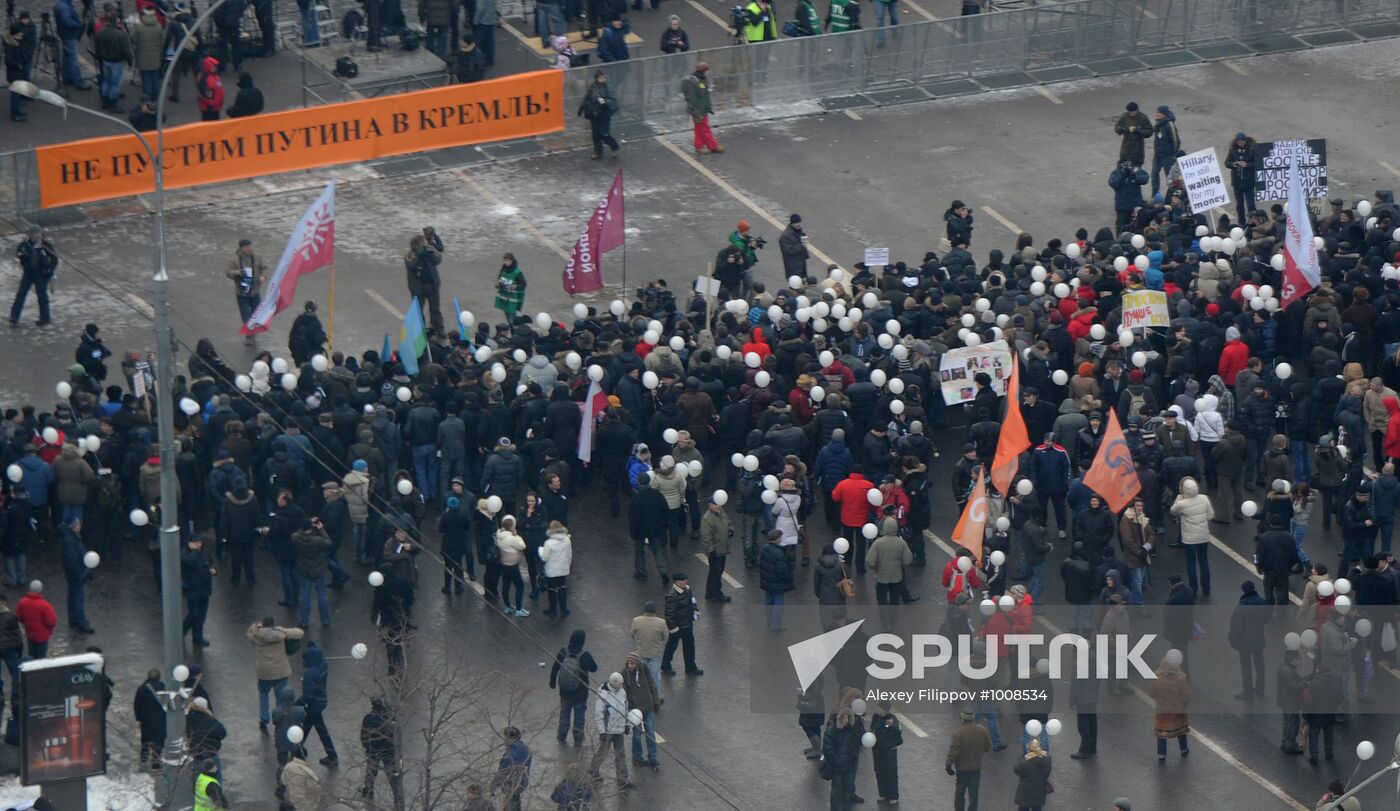 Opposition rally "For Fair Election" in Moscow