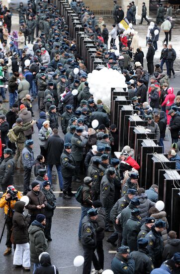 Opposition rally "For Fair Election" in Moscow
