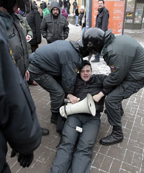 Rally "For Fair Election" in St Petersburg