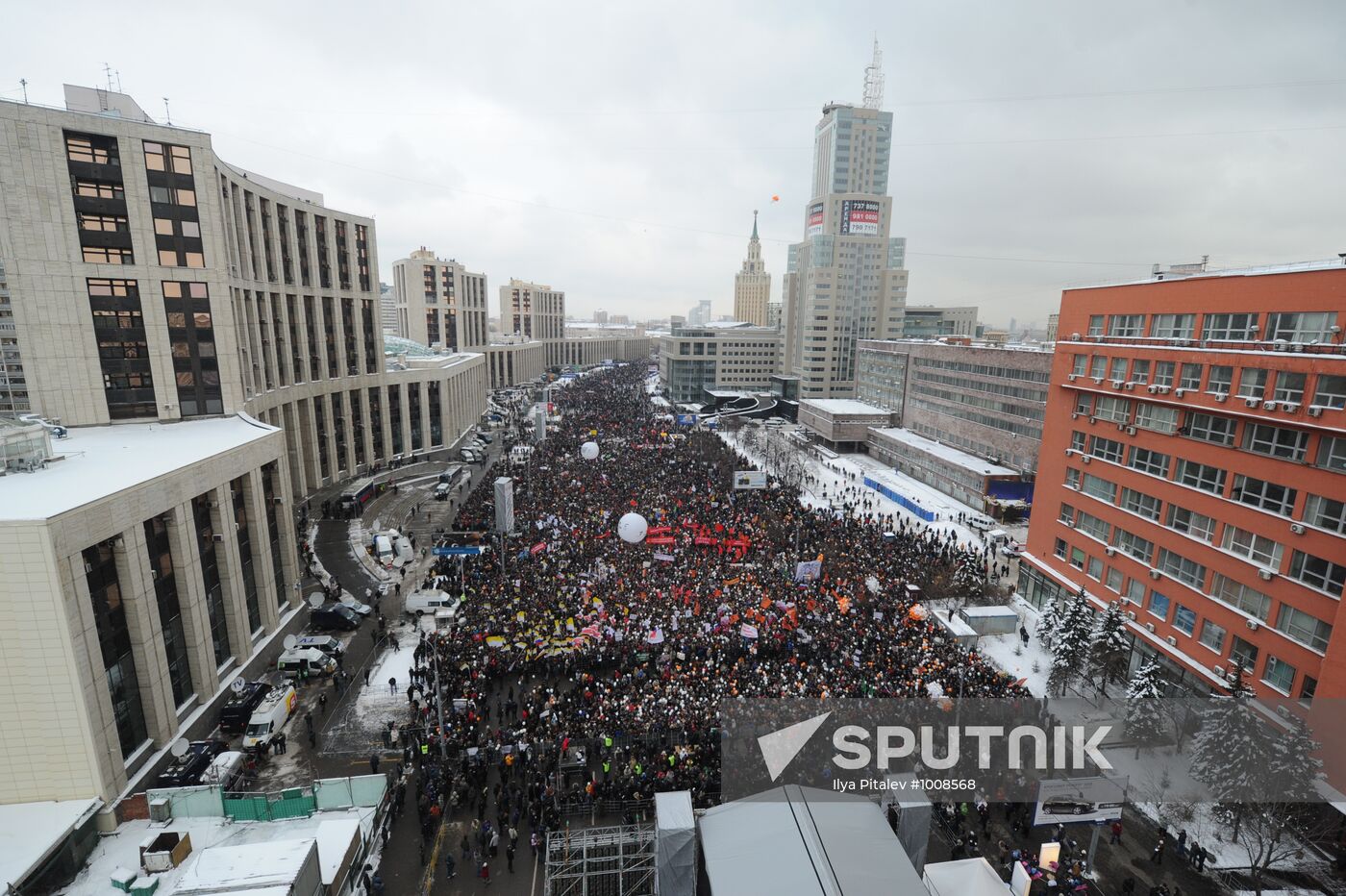 Opposition rally "For Fair Election" in Moscow