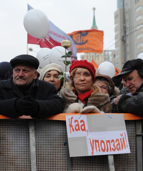 Opposition rally "For Fair Election" in Moscow