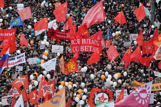 Opposition rally "For Fair Election" in Moscow