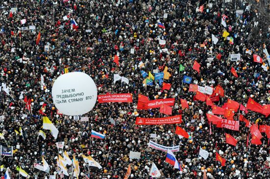 Opposition rally "For Fair Election" in Moscow