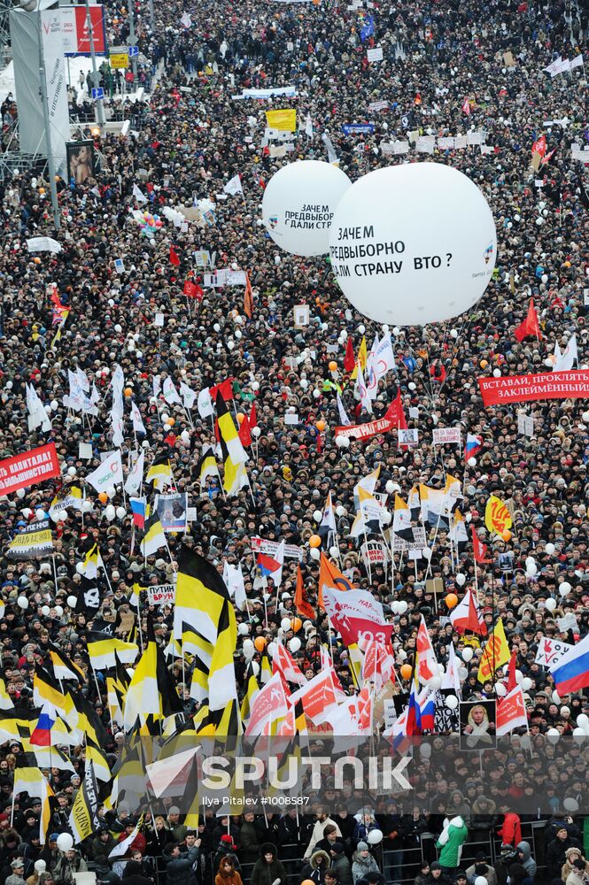 Opposition rally "For Fair Election" in Moscow